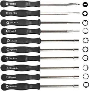 Pack of 10 Carburetor Adjustment Tool Screwdriver Kit for Most 2-Cycle Small Engine Trimmers, Chainsaws, and Leaf Blowers