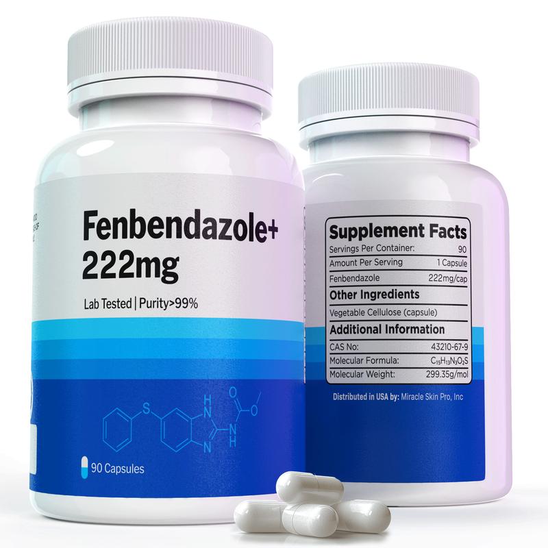 Fenben 222 mg | 90 Count | 99% Purity | Lab Tested Supplement Fitness
