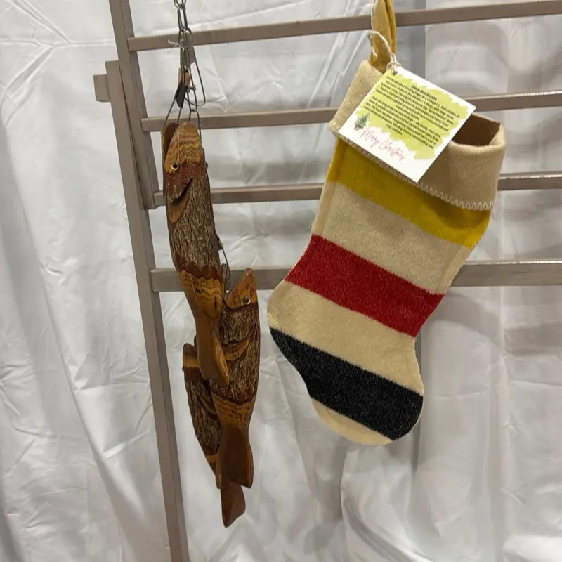 Vintage L.L. Bean Hudson Bay pattern stockings