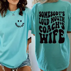 Coach's Wife Shirt, Dibs On The Coach Shirt for Women, Funny Coach's Wife Shirt, Baseball Coach Wife Shirt Cute Football Coach Wife Tee Top Womenswear