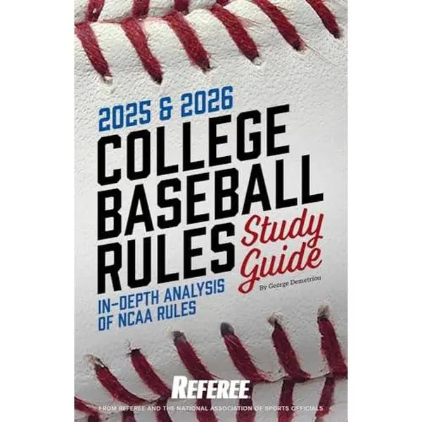 Used 2025-26 College Baseball Rules Study Guide - English, Unknown Author, Analysis & Reference Book for Baseball Enthusiasts