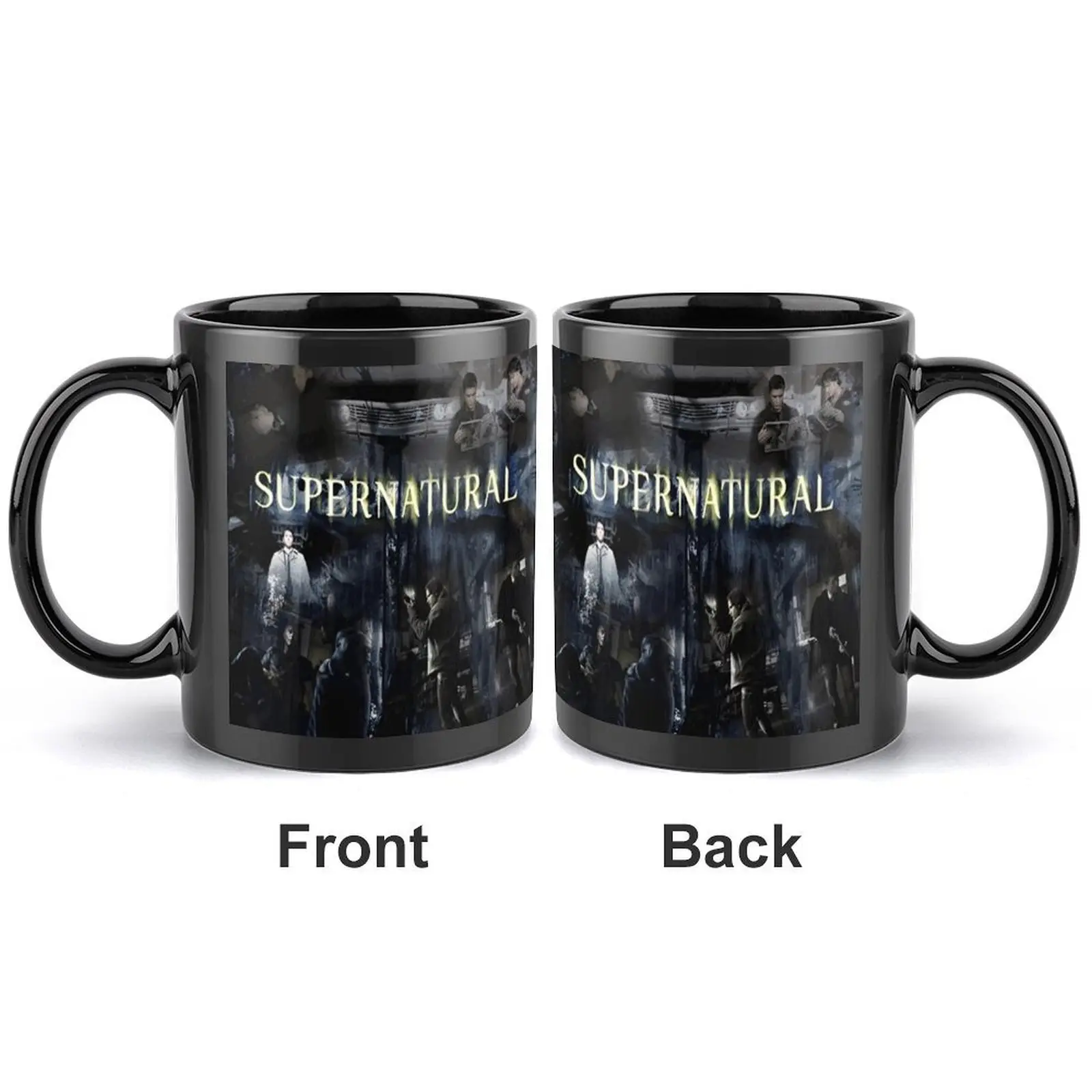 11oz Supernatural Coffee Cup, Supernatural TV Show Ceramic Mug, Gift for Supernatural Fan, TV Show Coffee Mug, Fan Gift
