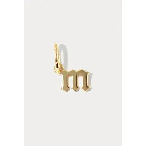 Petite Gothic Letter Charm