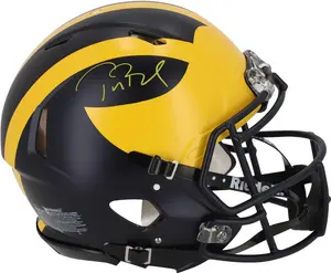 Tom Brady Michigan Wolverines Autographed Riddell Speed Pro-Line Helmet - Fanatics Authentic Certified