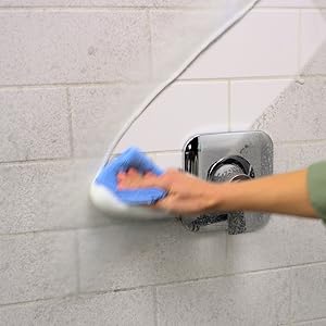 OxiClean Foam-Tastic Foaming Bathroom Cleaner 19 oz (4 Pack) – Color-Changing Foam, Tough Stain & Soap Scum Remover, Fresh Scent, Multi-Surface Bathroom Cleaning Spray