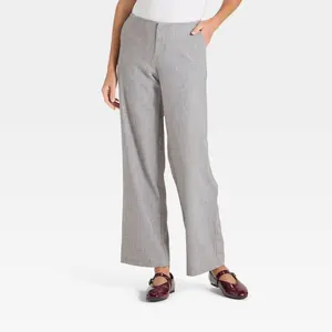 Women's Mid-Rise Bootcut Pants - A New Day