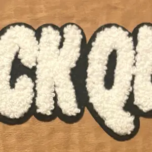 Black Queen Iron On Patch - White Lettering on Black Background, Ideal for Customization and Personalization