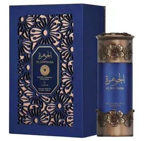 Lattafa Niche Emarati Al Jawhara Eau De Parfum Spray 3.4 oz Premium Perfume with Intricate Design Regular Edition