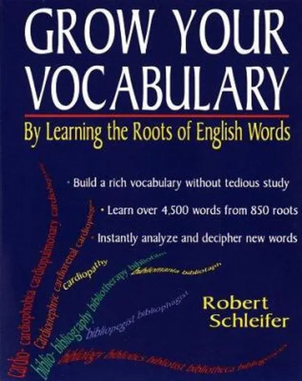Used English Vocabulary Hardcover Book - Reading Materials, Trade Paperback Binding, Build a Rich Vocabulary via English Word Roots by Rob Schleifer