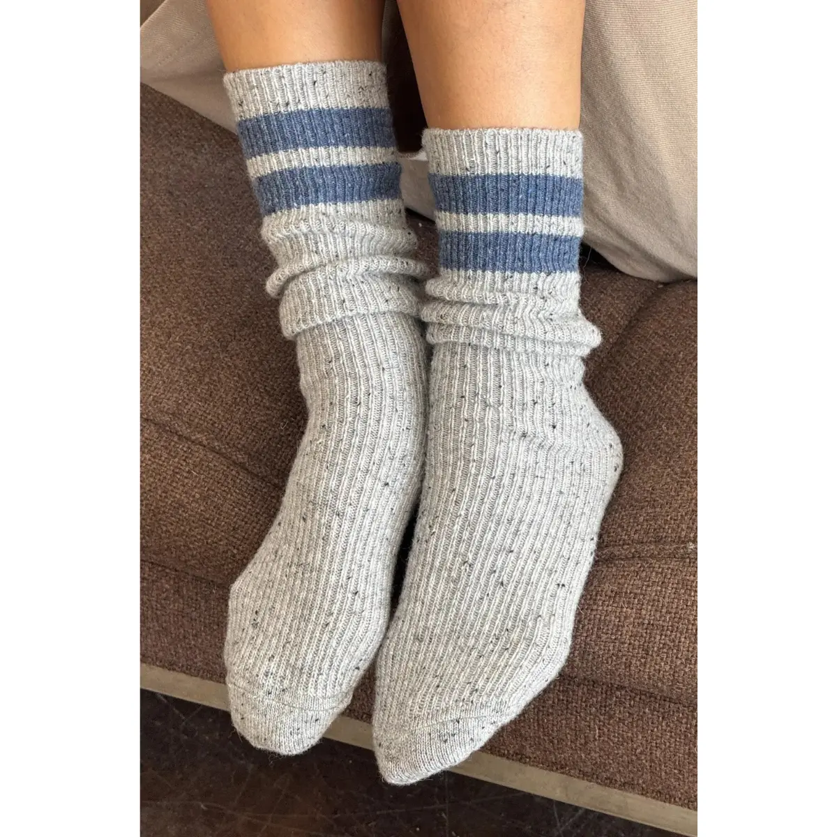 Snow Varsity Socks