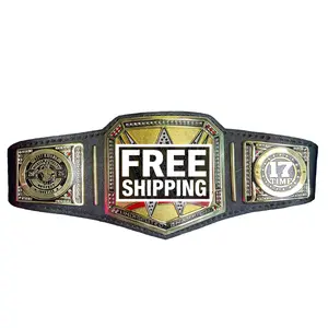 John Cena Undisputed Adult Championship Title Belt Replica - 5mm Leather Straps  - Fan Gift World Wrestling