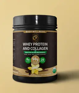 JAKAYA VANILLA  PROTEIN DRINK Collagen Natural Supplement Fitness Healthcare Edible Vitamin Beauty Nail Dietary