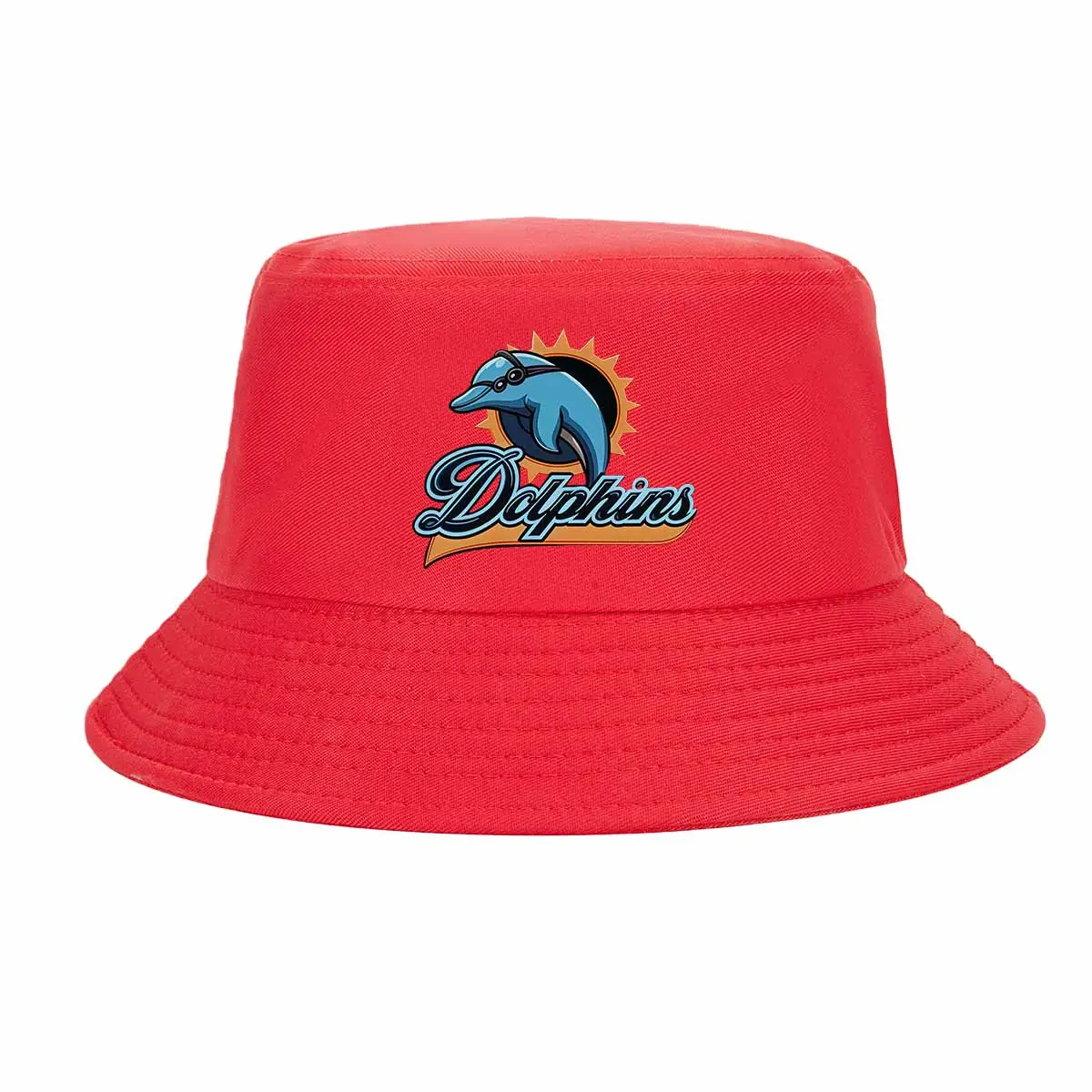 Cool Blue Dolphin Wearing Glasses Wih Dolphins ex Hip-hop Hat Outdoor Adjustable Casual Hat Sports and leisure outdoor fisherman hat
