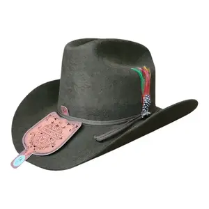 "El Patron" Tombstone 10X Felt Cowboy Hat Brown