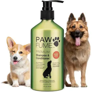 PAWFUME Deshedding Dog Shampoo & Conditioner – Salon Quality pH Balanced Deep Cleaning Coat Care Formula