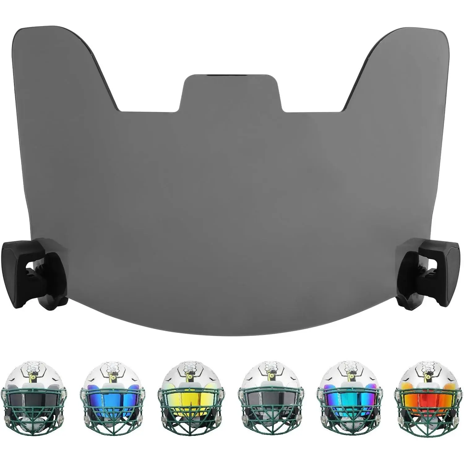 Football Visor, Visor for Helmet with High Clarity, Impact Resistant Football Helmet Visor, Easy Install Visor Football for Yough&Adult Football Gear
