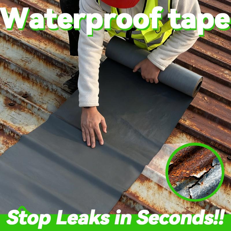 Professional 19.6IN*16.4FT All-Purpose Waterproof Tape for Roof Repairs Siding Boat Hulls Concrete Foundations & More Heavy-Duty Flexible Sealant Provides Superior Leak Protection on Various Surfaces All-Season Durability for Home Commercial Use