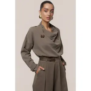 Dark Taupe Wanderlust Crop Top