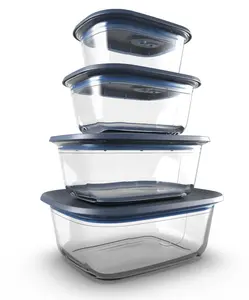 Voila-Tupperware Simplify meal prep with these reusable glass Tupperware food storage containers.  Made for fridge, freezer, microwave, and oven use. Ideal for meal prep, leftovers, and keeping food fresh on the go.