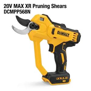 DEWALT DCMPP568N 20V MAX  XR Cordless Pruner, 40mm 1.5in Cut, Non-Stick High Carbon Steel Bypass Blade, 1000 Cuts/5.0Ah, 63dB Low Noise, Safety Lock, Lightweight 1.4kg, for Professional Landscaping, Orchard & Home Garden Trimming
