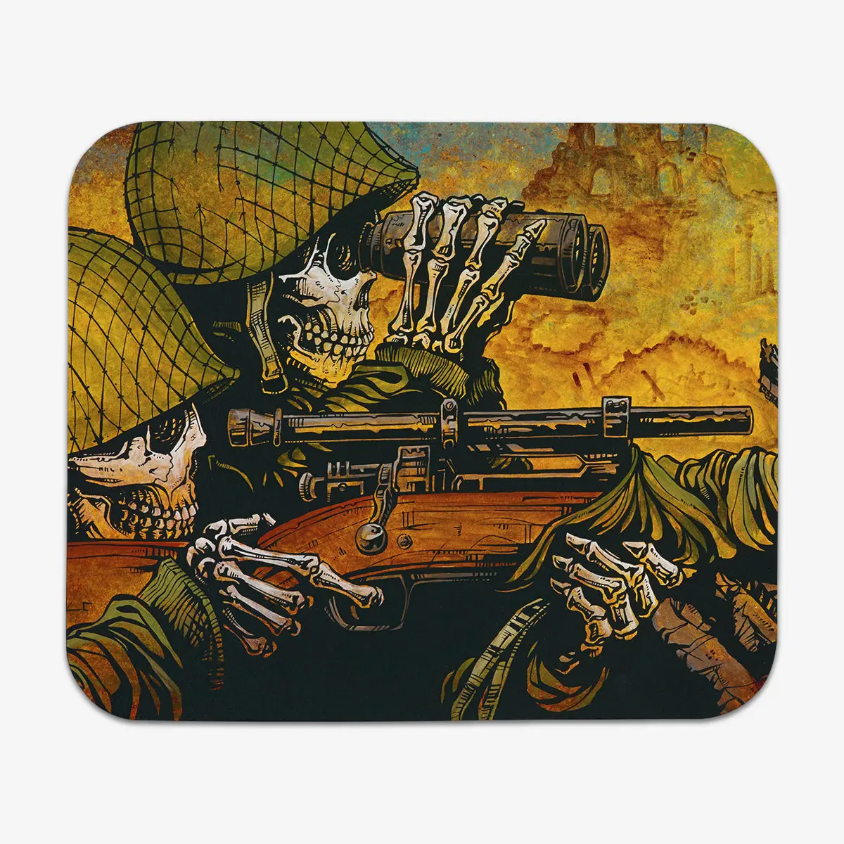 Anti-Drift Crosshair Mouse Pad, Cloth Top, Multi-Size, Precise Control, Rubber Backing for Gaming & Office Desk Use, Mouse Pads, Tactical Look