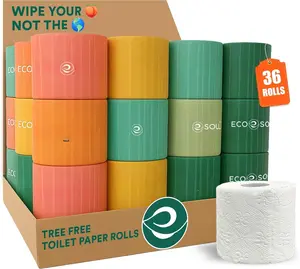 Toilet Paper 36 Mega Rolls 3 Ply, 300 Sheets per Roll | -Friendly Septic Safe  Bath Tissues Sustainable Toilet Paper Compostable - FSC Certified