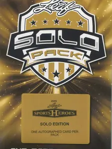 2025 Leaf Metal Sports Heroes Hobby - SOLO Pack