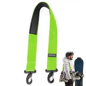 Gradient Fitness Boot Carrier Straps for Ski & Snowboard, Anti Slip Downhill Ski Straps Boot Carry, Shoulder Sling Tote Leash for Ice Skates & Roller Skate Leash