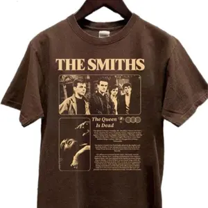 [SALE UP TO 30%] The Smiths Music Band T-Shirt, 90s Album Graphic, Indie Icon Fan Gift , T-shirt Unisex Crewneck Made Using 100% US Cotton, Design & Printed In The USA.