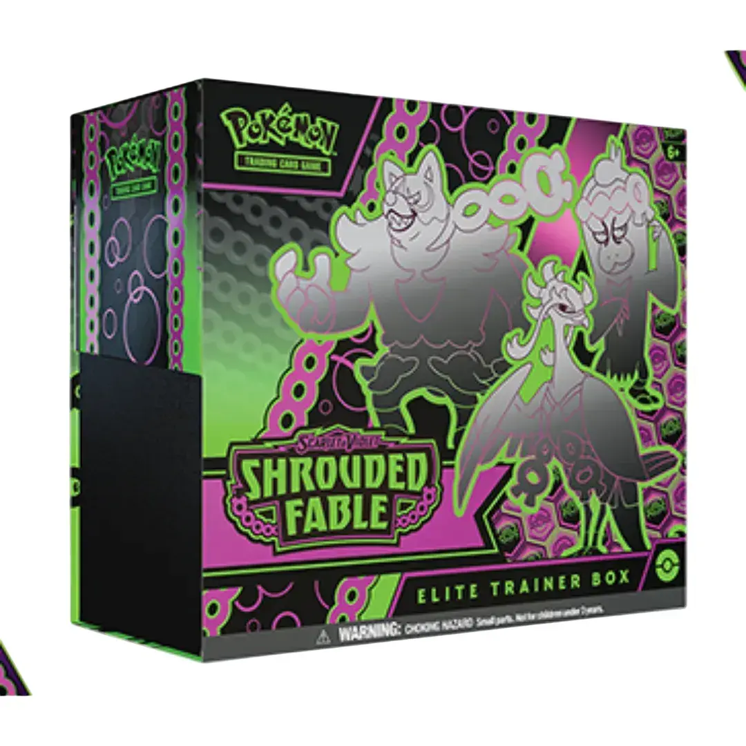 Pokemon Center Exclusive ETB: Shrouded Fable Elite Trainer Box ( with 11 Booster  Packs, 45 Cards, 1 Full-Art Foil Promo Card, and Organizing Dividers tcg -  TikTok Shop