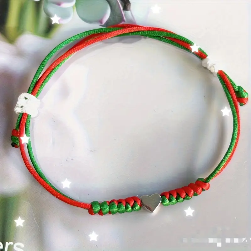 Christmas Love Heart Silvery 1pc