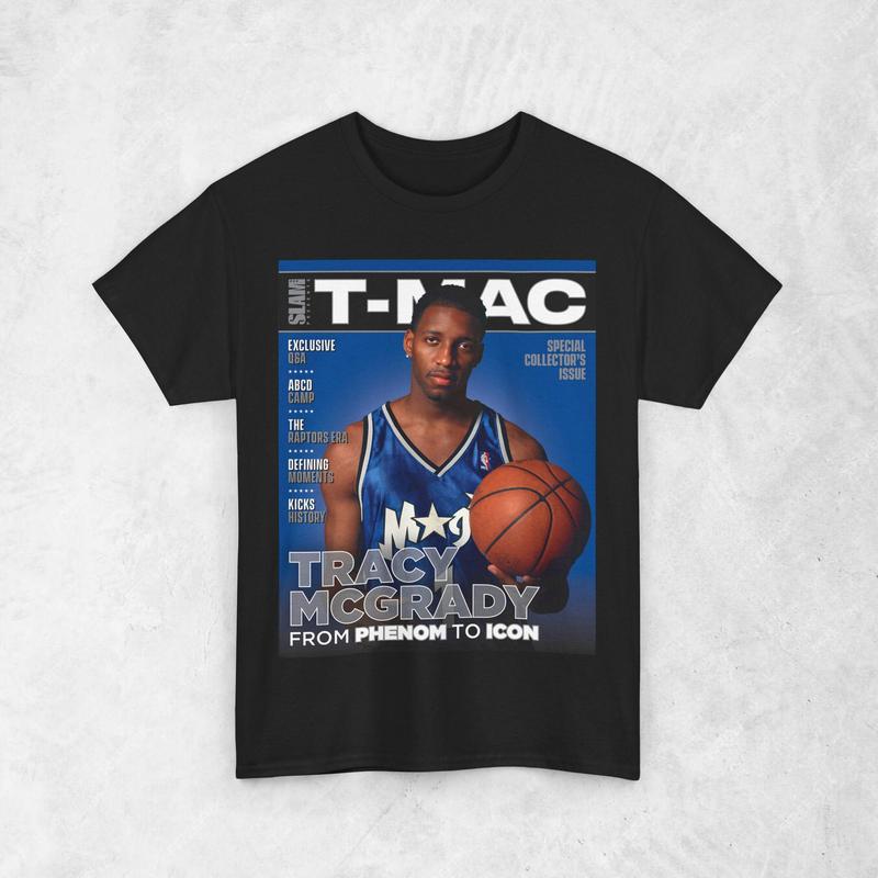 Tracy McGrady "T-Mac" Shirt, Orlando Magic NBA SLAM Cover T-Shirt, Unisex Sports Tee, Vintage Retro Basketball Streetwear, Gift For Men, Dad