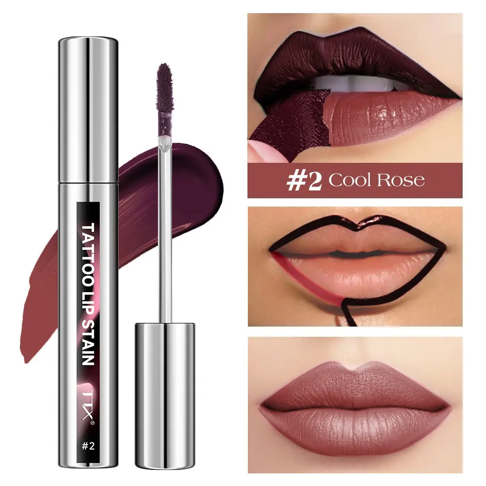 Long-lasting Water Liquid Lip Stain, Longwear Lip Stain, Matte Peel-off Long Lasting Lipgloss, Lipstick for Girls & Women, Suitable for All Skin Tones, Suitable for All Occasions Lip Makeup, Gift
