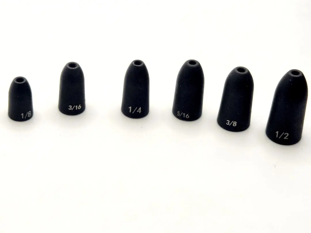 60 pack Tungsten worm Weights