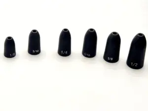 60 pack Tungsten worm Weights