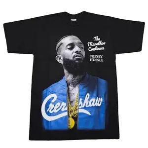 Nipsey Hussle Rap Artist Graphic T-shirt, Graphic tees, Streetwear, Men gifts, Short sleeve, T Shirt for Men, cotton, Top, Menswear