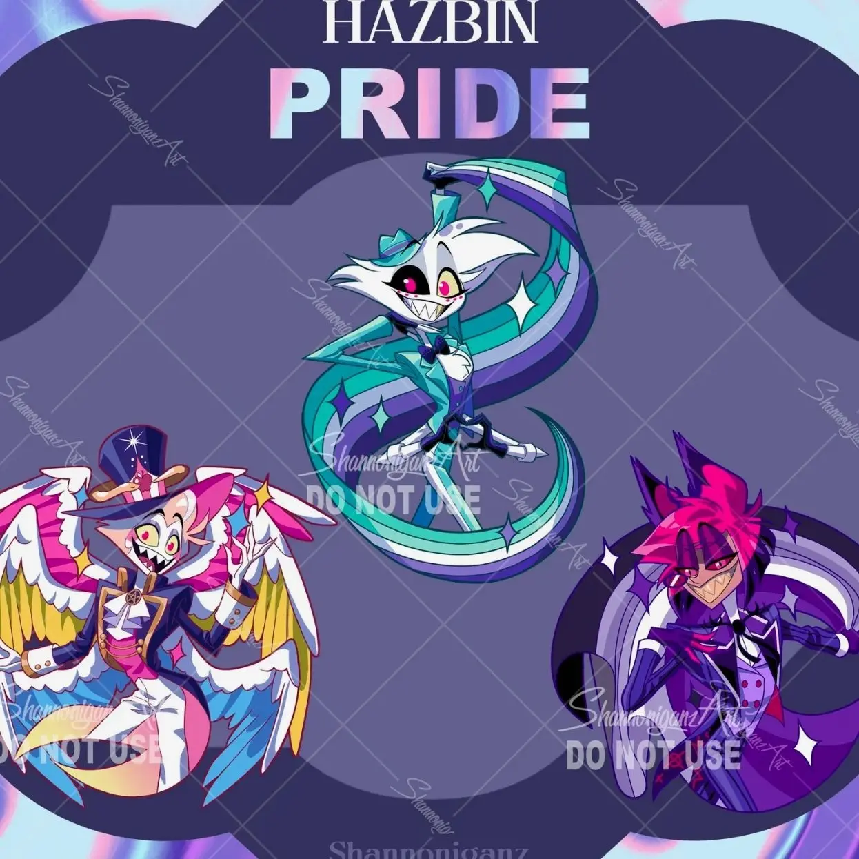 PRE-ORDER Hazbin Pride Enamel Pins