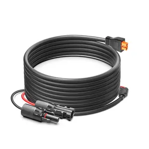 16.5Ft Solar to XT60i Extension Cable Compatible with EF Ecoflow Delta/River Serie/BLUETTI/Anker SOLIX & Many Other XT60/XT60i Portable Power Station Solar Generator & Renogy ECOFLOW Solar Panels