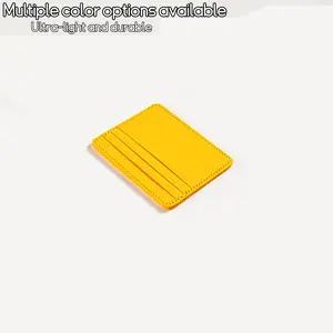 Thin Leather Card Wallet Purse, Card Holder Organizer, Ideal for Teachers & Students, Portable Compact Design, Daily Carry Essential, Available in 1/3/5/7 Pieces