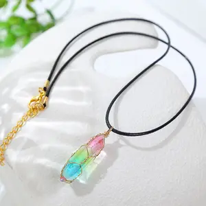 Crystal Pendant with Anti-Anxiety and Energy Enhancement Natural Properties