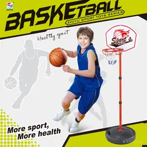 Kids Basketball Hoop Set—adjustable height goal with balls for indoor/outdoor play. Educational and interactive toys for ages 3-12. Perfect for Halloween, birthday, Christmas and holiday gifts. Great for parties and sports play. Juguetes. Random colors.