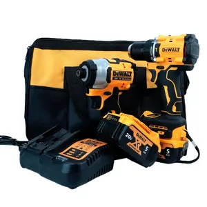 Dewalt 805 & 850 Kit: Brushless 20V Impact Driver & Wrench Combo for Fastening Tool Drill Cordless