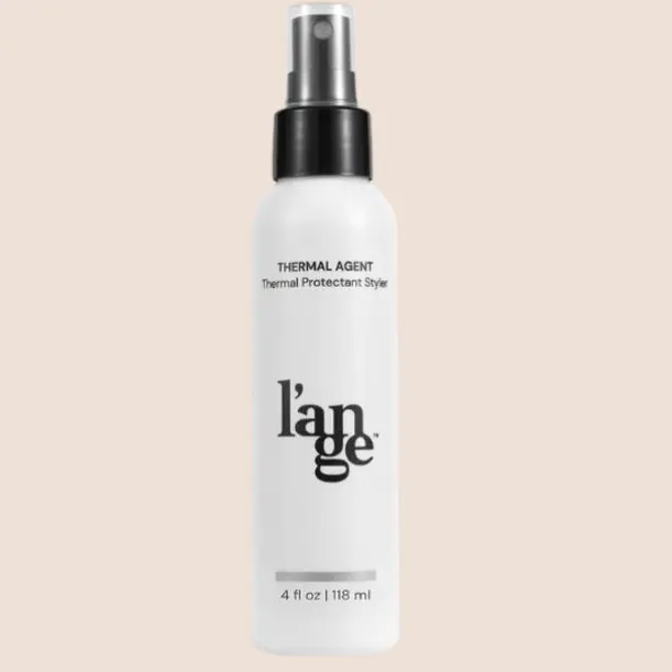 L'ANGE HAIR Thermal Agent Heat Protectant Spray - 450°F Haircare for Adults, 4 fl oz, Smoothing, Frizz Control, Shine & Volume Enhancement, Safe for Color-Treated/Curly Locks, Lightweight Non-Greasy