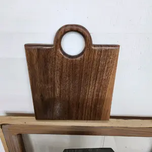 small Walnut Charcuterie board Chopping Kitchen Knives