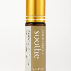 8ml Castor & Jojoba Oil Roller - 100% Organic Moisturizer for All Skin Types - Fades Dark Circles & Depuffyness- Vegan Retinol, Essential Oil, Fine Lines