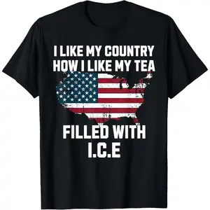 I Like My Country How Tea, Filled with ICE T-Shirt