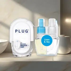Febreze Fa fy Plug Air Freshener & Odor Fighter Sr K - Linen & Sky - 0.87 fl oz