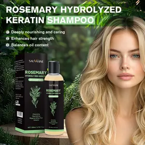 Rosemary Hydralyzeo Keratn Shampoo | Organic Rosemary Hair Growth Shampoo for Women and Men-Natural Thickening & Strengthening Shampoo with Hydrolyzed Keratin for Thinning Hair & Hair Loss | 200ml