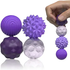 4pcs Silicone Magnetic Balls Fidget Toys Sensory Attraction Stress Relief for Adults Office Desk Eco-Friendly Durable Quality Ideal Gift for Teens & Adults