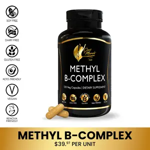 Coco March N.M.D B-Complex Activated (Methyl B) Wellness Supplement, Adult Dietary